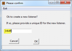 ID for new Listener