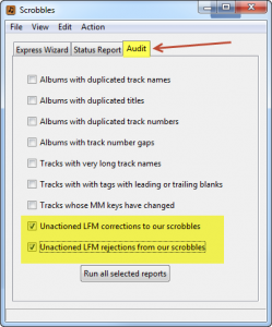 unactioned LFM notifications audit reports