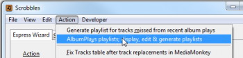 Playlists menu item