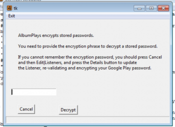 get encryption phrase